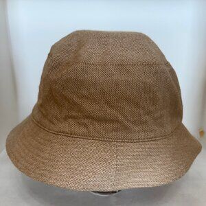 New Polo by Ralph Lauren Beige Lined Bucket Hat S/M 54cm Mix Linen